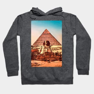 The great Sphinx and great pyramid Hoodie